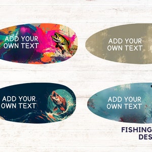 Vintage Fishing Lure Designs | Add Your Text | Father&#39;s Day Gift | Sublimation Template Bundle | Digital Download PNG