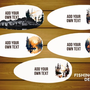 Fishing Lure Sublimation Template/Fathers Day/Fishing Lure Designs/Add Your Own Text/Bundle Digital Download PNG
