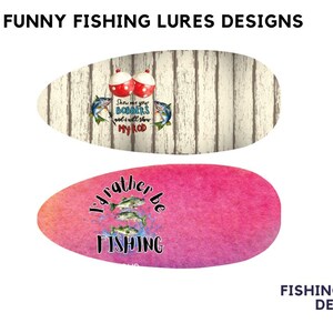 funny Fishing Lure Designs/Fathers Day Lure Gift Sublimation Template/Bundle Digital Download PNG