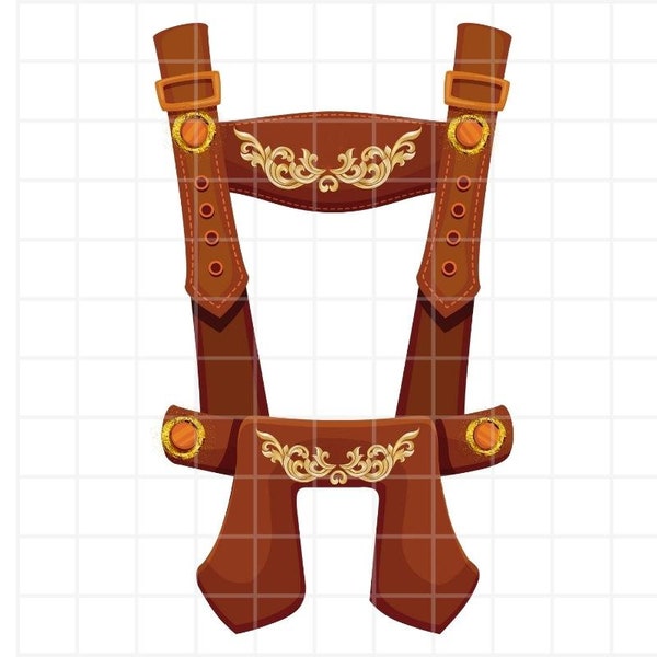 Oktoberfest Lederhosen Costume Cute German Bavarian Men Boys Png,sublimation designs,Digital Download PNG,Instant Download