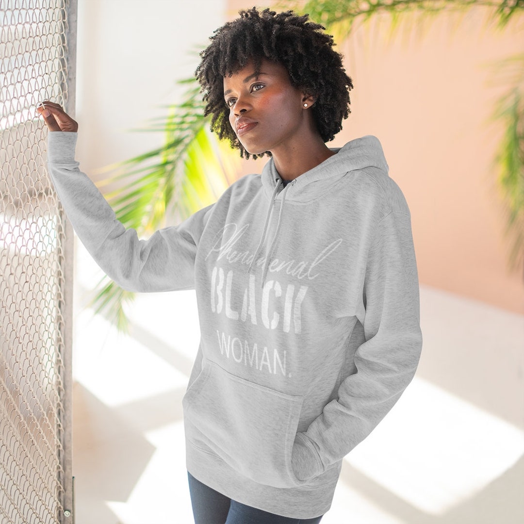 Phenomenal Black Woman Premium Pullover Hoodie Trust Black - Etsy