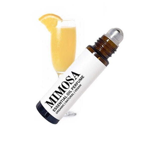 Mimosa Perfume | All Natural Organic Roll-On | Essential Oil Blend | Summer Scented Fragrance Oil | Small Gift For Women