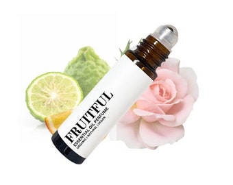 Natural Perfume Oil Fruitful Roll On Perfume Oil, Organic Perfume Essential Oil, Alcohol Free Perfume, Bridesmaids Gift For Her