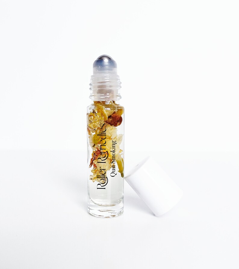 ORGANIC Nicotine Withdrawal Essential Oil Rollon Natural Remedy for