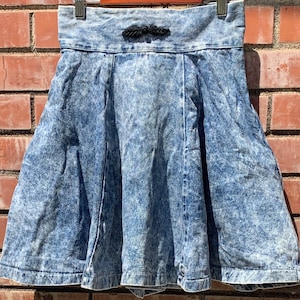 Vintage 80s denim skirt