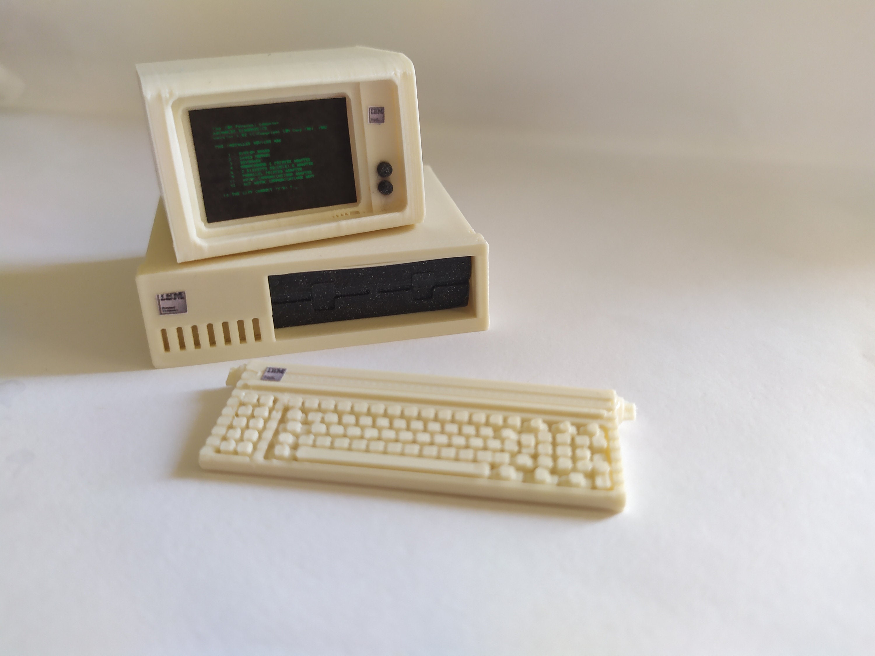 Mini IBM PC Retro Computer Etsy