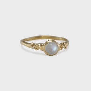 Gold Vermeil Moonstone Ring