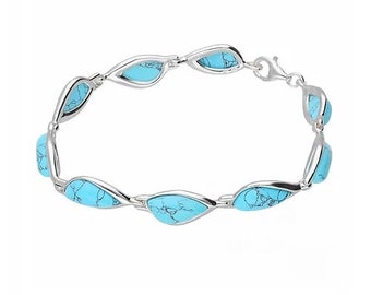 Bracelet Sterling Silver and Turquoise