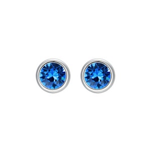 Stud Earrings September Birthstone SWAROVSKI Sapphire