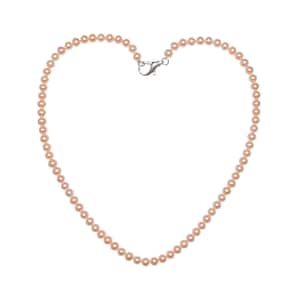 Necklace Sterling Silver and Fresh Water pinkl Pearls