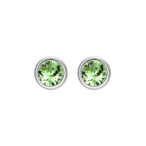 Stud Earrings August Birthstone SWAROVSKI Peridot