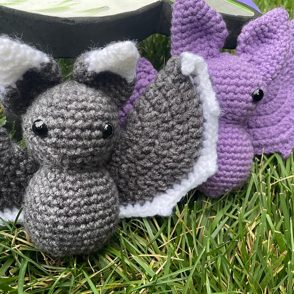Bat Buddy Plush ~ Crochet Plushie ~ Bat ~ Toy ~ Stuffed animal ~ Kids ~ Babies ~  baby toys ~ cute