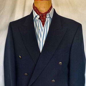 M and s navy blazer top