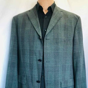 Boss Blazer 42C Leichter Wollblazer Gr. L Lässige Massive Jacke Boss Sportjacke