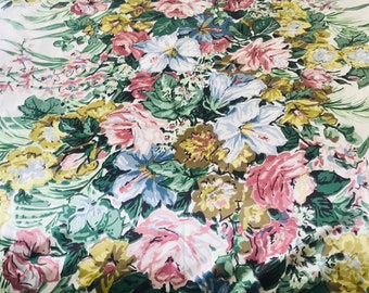 Floral pur satin de coton Floral pur satin de coton