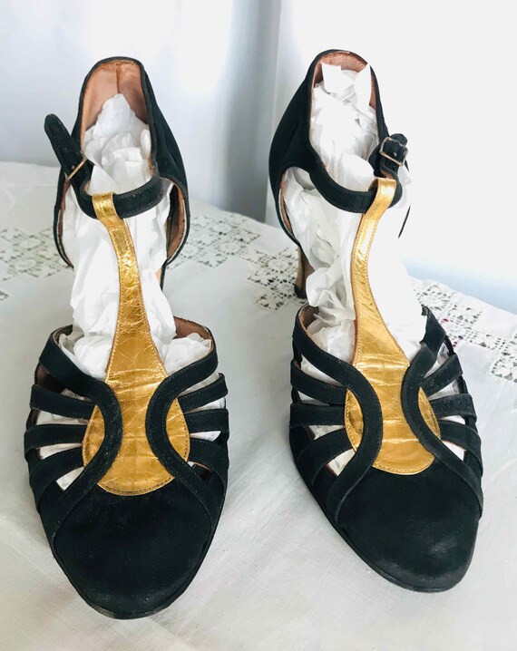 Gold dance cheap heels