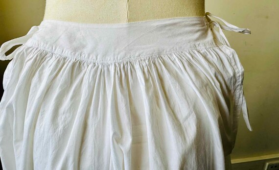 Antique White Bloomers /Lace trim Pantaloons / Pu… - image 5