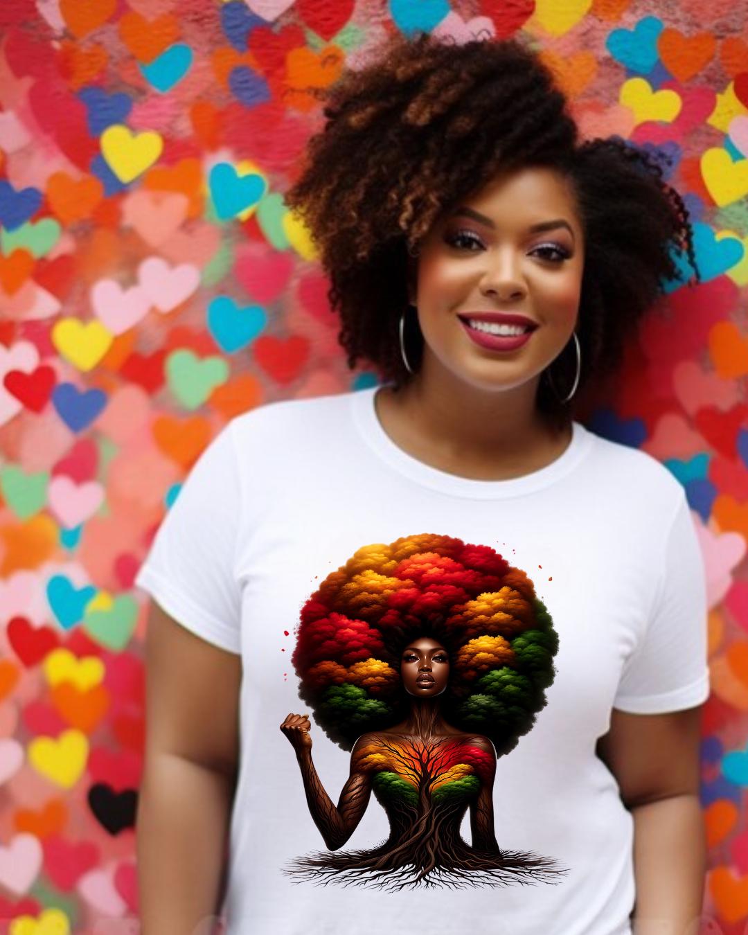Rooted Queen Afro Tree of Life - Etsy