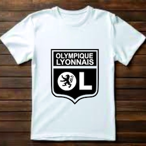 Olympique Lyonnais SVG/DXF/EPS/Svg d'équipes de football, équipes de football svg, logo Olympique Lyon or et blanc, rouge et blanc, monochrome