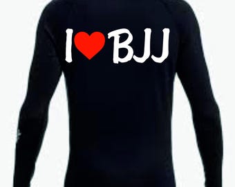 I love BJJ, No-gi designs for rushguard, I love Jiu-Jitsu SVG, Instant download