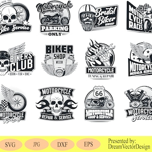 Biker für Cricut, Bikerclub für Cricut, Biker-Club für Cricut, Biker-Club-Svg, Motorrad-Svg, für Cricut