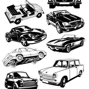 Car Svg, Car Silhouette Svg, Car svg for cricut,  Car svg bundle, Car outline svg, Vector Files, Instant download, Svg, Dxf, Eps