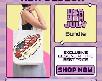 4th of July SVG Bundle: Patriotic USA Independence Day Cut Files (Instant Download