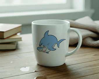Cartoon Shark SVG Bundle: Silhouettes, Shark Fin (Digital Download)
