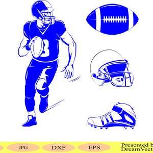 Football player svg, American football player SVG, American football svg, American football player svg eps jpg dxf, Instant download