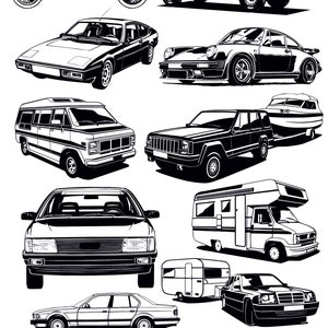 Car Svg, Car Silhouette Svg, Car svg for cricut,  Car svg bundle, Car outline svg, Vector Files, Instant download, Svg, Dxf, Eps