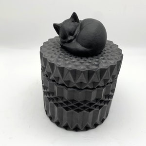 Cat urn for ashes with multiple color option image 4