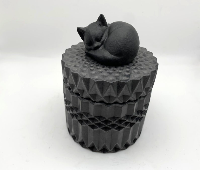 Cat urn for ashes with multiple color option image 4