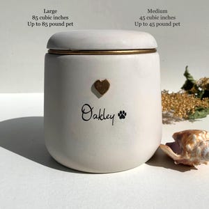 Personalized  Pet urn for ashes