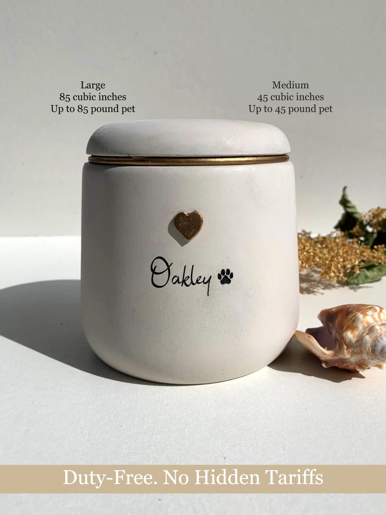 Personalized Pet urn for ashes bild 1