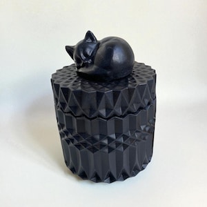 Cat urn for ashes  with multiple color option