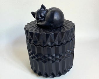 Cat urn for ashes  with multiple color option