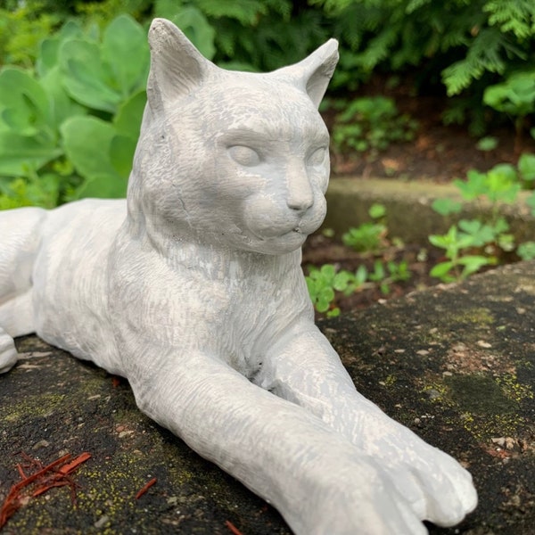 Sculpture chat d'extérieur