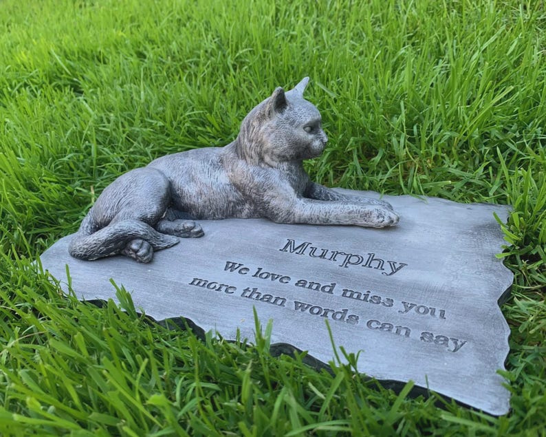 Personalized Cat Memorial Stone Bild 10