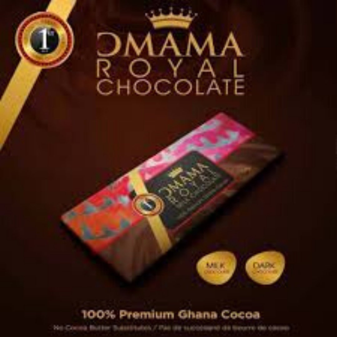Chocolate Bar 100 Premium Ghana Cocoa Milk or Dark Flavor Omama Royal Chocolate 4 Packs 50g Etsy