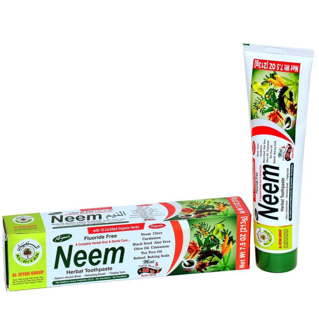 4 Pack Neem Herbal Toothpaste Fluoride Free 100 Natural Etsy