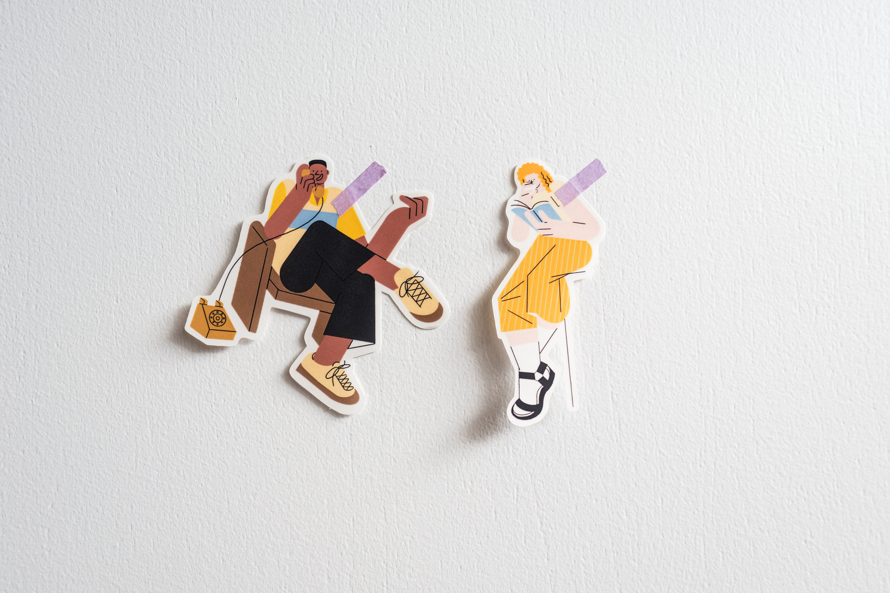 Person Explain Sticker People Illustration Stickers, Figure Stickers, Large Stickers, Planner ...
