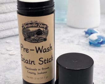 Laundry Stain Stick, Handmade Laundry Soap Stick, Coconut Oil Stain Remover Bar, Solid Laundry Pretreat for Clothes