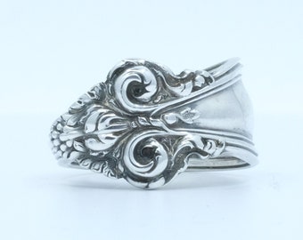 Sterling Silver Simpson, Hall, Miller & Co. Art Nouveau Spoon Ring