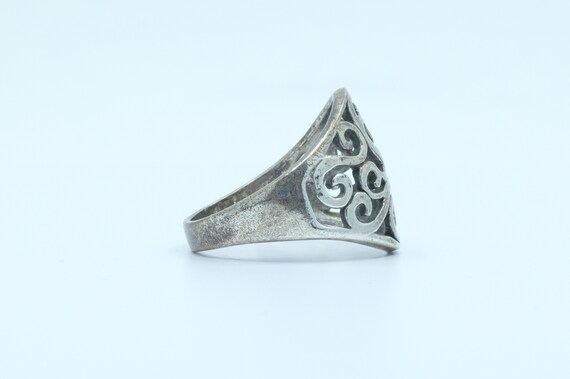 Sterling Silver Filigree Ring View 4