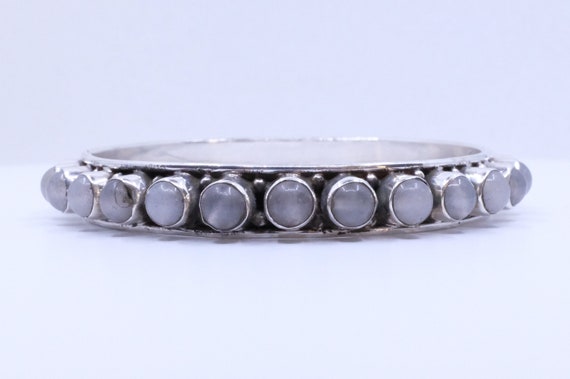 Sterling Silver Rose Quartz Bangles - image 4