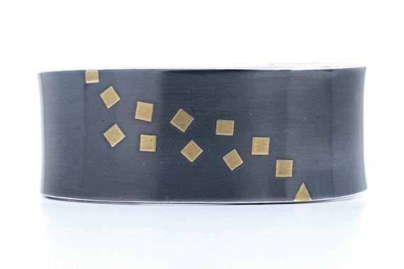 Sterling Silver and 24k Gold Guillermo Arregui Cuff Bracelet