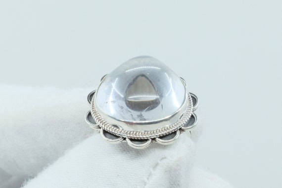 Sterling Silver Clear Quartz Ring - image 8