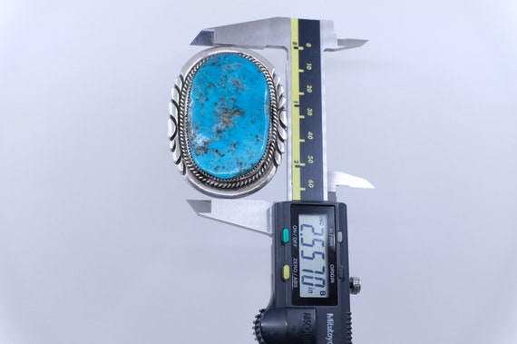 Sterling Silver Turquoise Navajo Ring - image 7