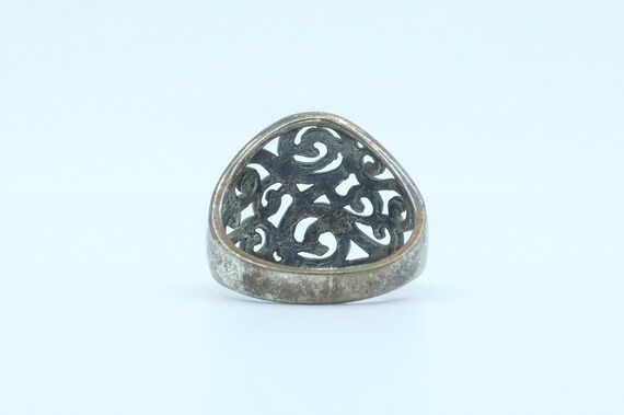 Sterling Silver Filigree Ring View 3