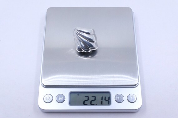 Sterling Silver Modernist Ring - image 5